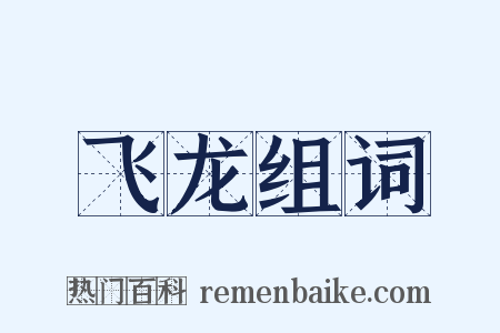 飞龙组词是什么意思的图片